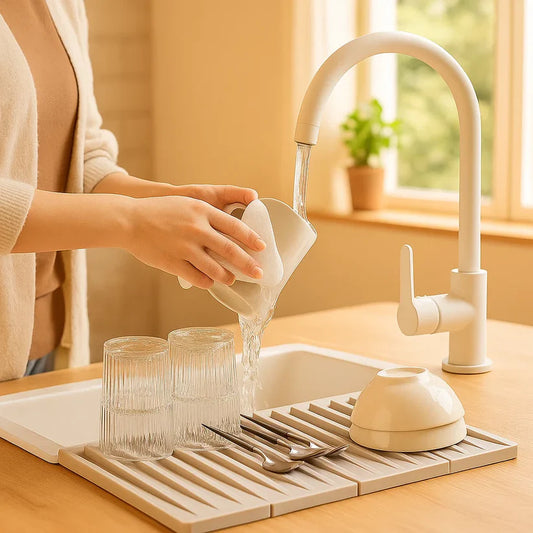 Faltbare, hitzebeständige Silikonmatte