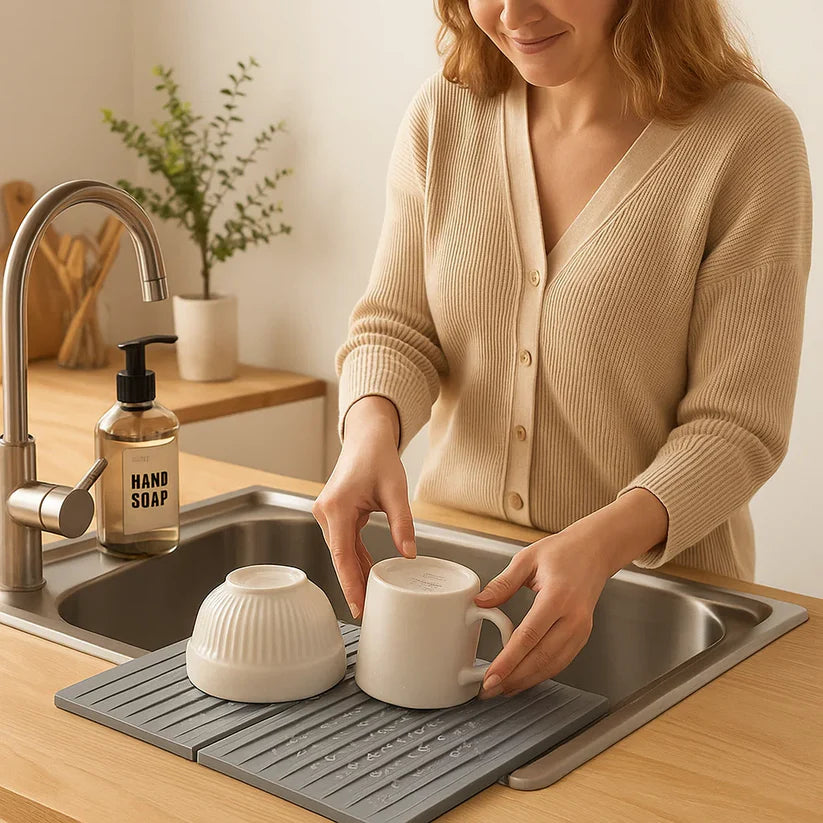 Składana, odporna na wysoką temperaturę mata silikonowa