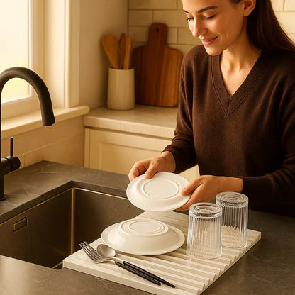 Składana, odporna na wysoką temperaturę mata silikonowa