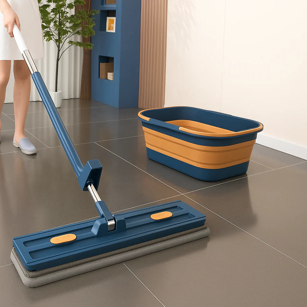 Self-Wringing Flat Mop – Olivra™
