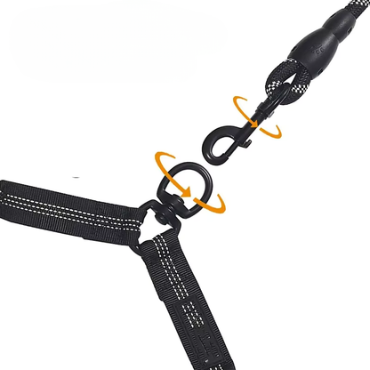 360° dvojité vodítko pro psy