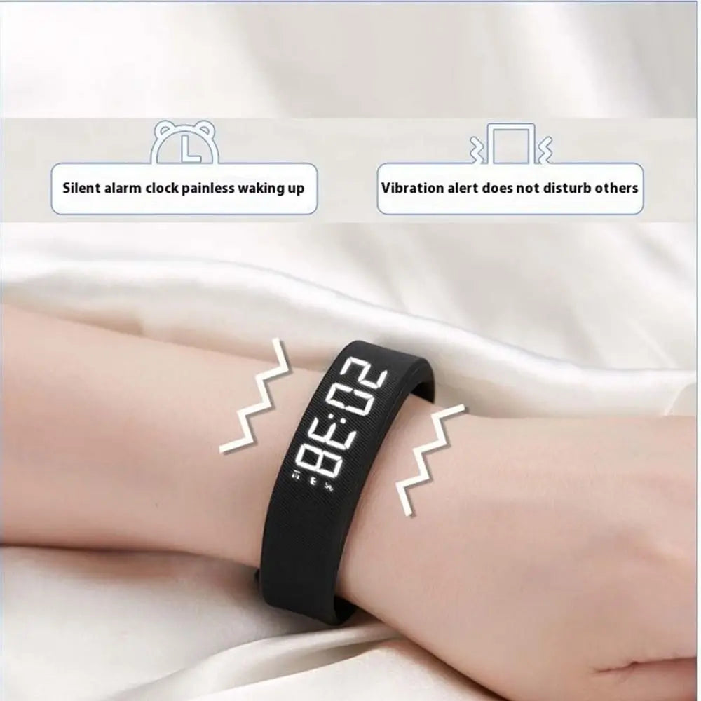 Dawn Wake-Up Band – Gentle vibration alarm for deep sleepers