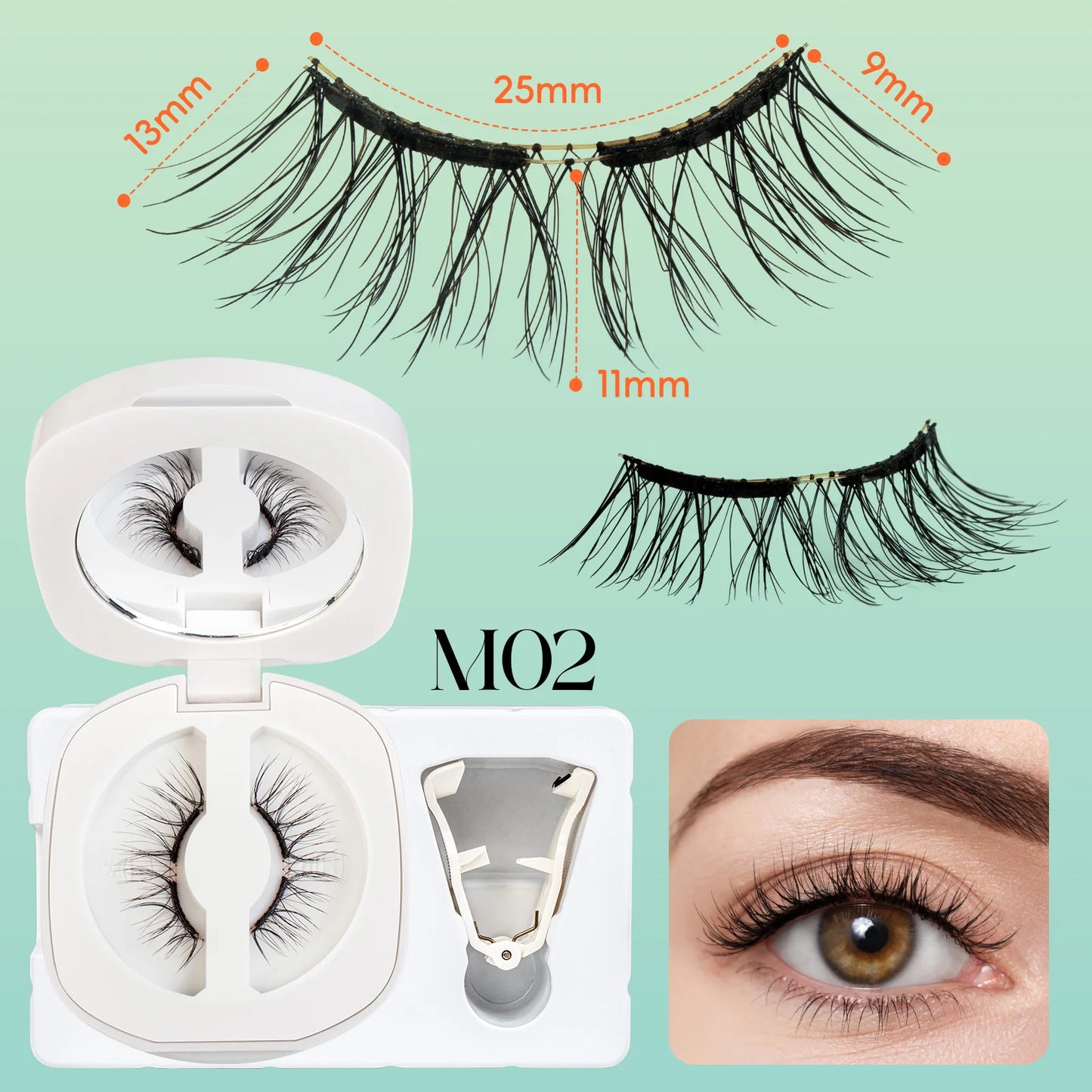 Offsy Magnetic Lashes – Glue-free, all-day hold