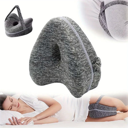 AlignRest Knee Pillow – Side-sleeper spine support