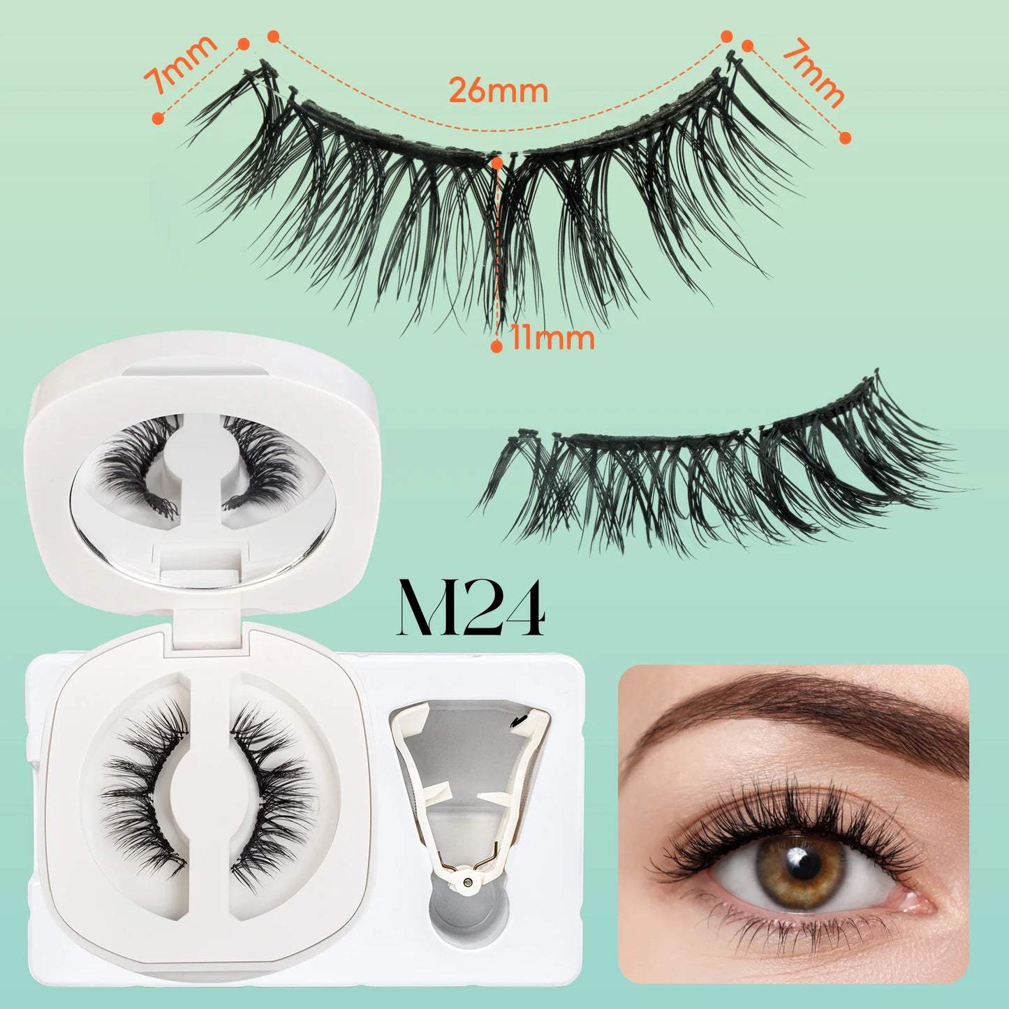 Offsy Magnetic Lashes – Glue-free, all-day hold