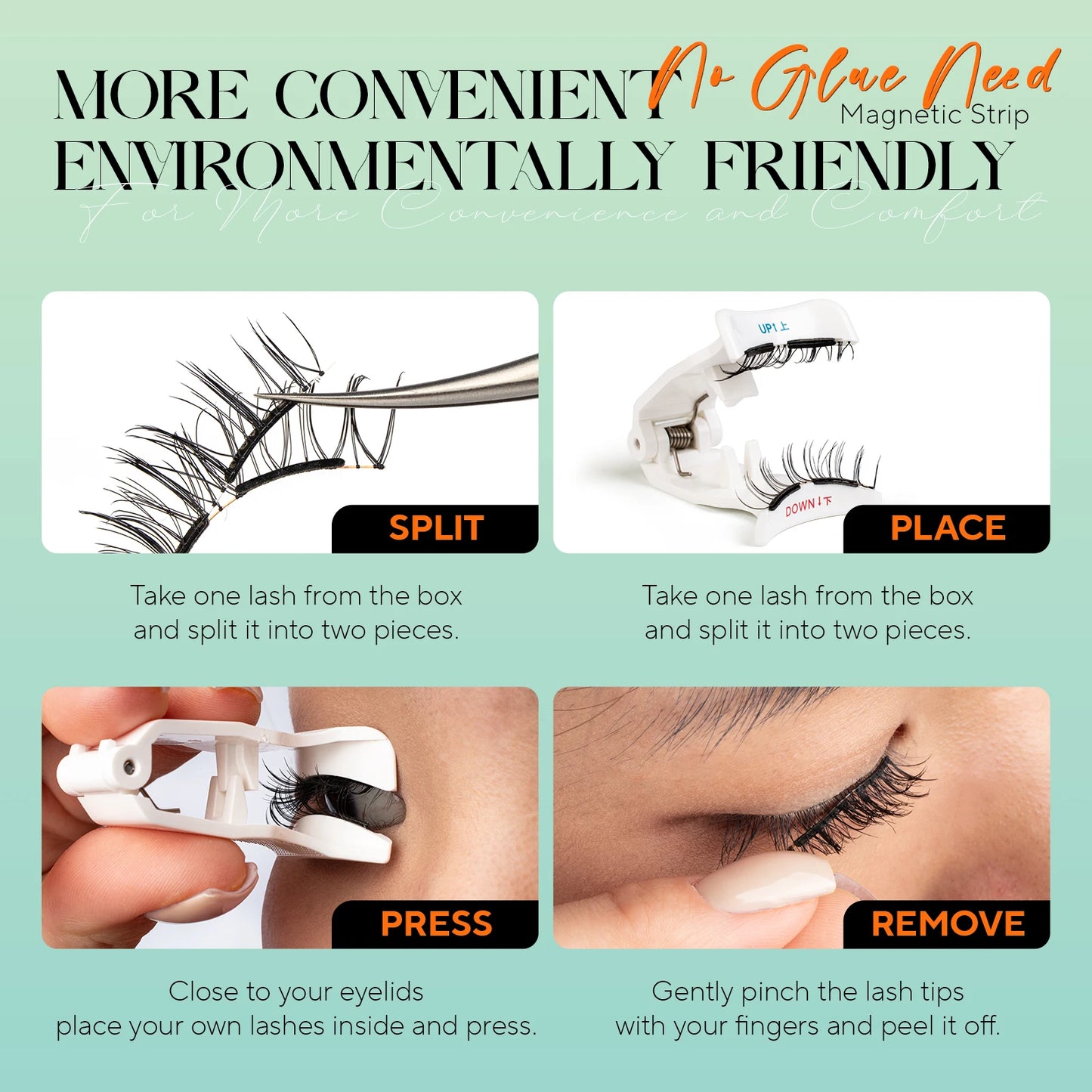Offsy Magnetic Lashes – Glue-free, all-day hold