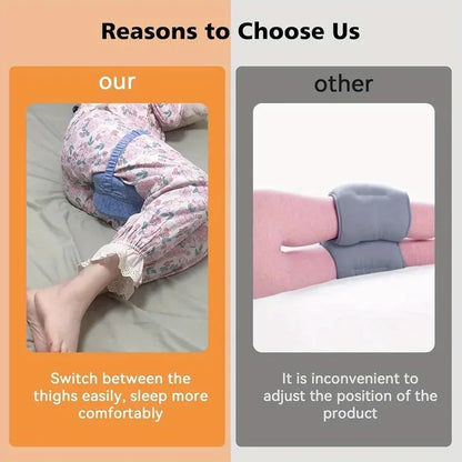 AlignRest Knee Pillow – Side-sleeper spine support