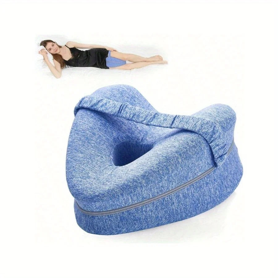 AlignRest Knee Pillow – Side-sleeper spine support