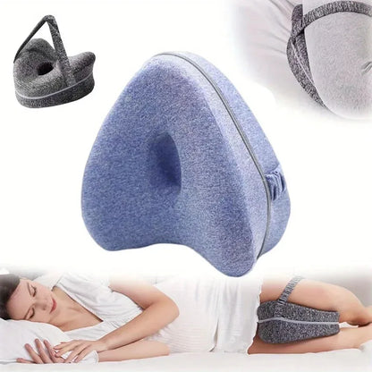 AlignRest Knee Pillow – Side-sleeper spine support