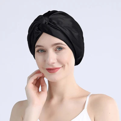 Silk Hair Bonnet – Overnight frizz-free repair