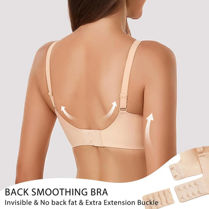 Deep V Jelly Bra – Wireless lift, all-day comfort