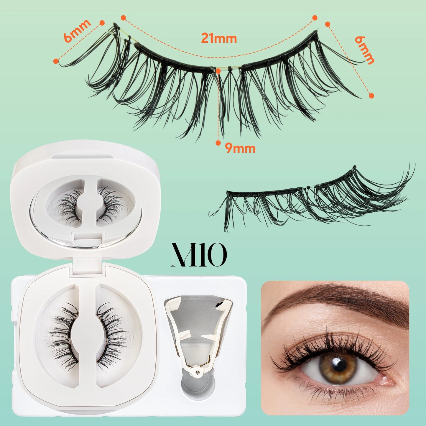 Offsy Magnetic Lashes – Glue-free, all-day hold