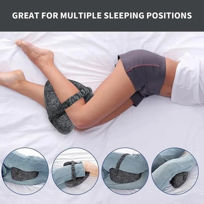 AlignRest Knee Pillow – Side-sleeper spine support