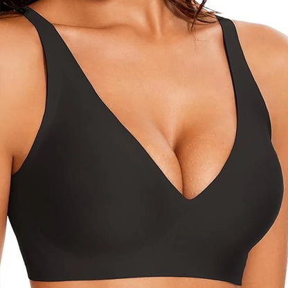 Deep V Jelly Bra – Wireless lift, all-day comfort