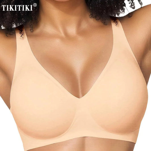 Deep V Jelly Bra – Wireless lift, all-day comfort