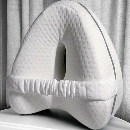 AlignRest Knee Pillow – Side-sleeper spine support