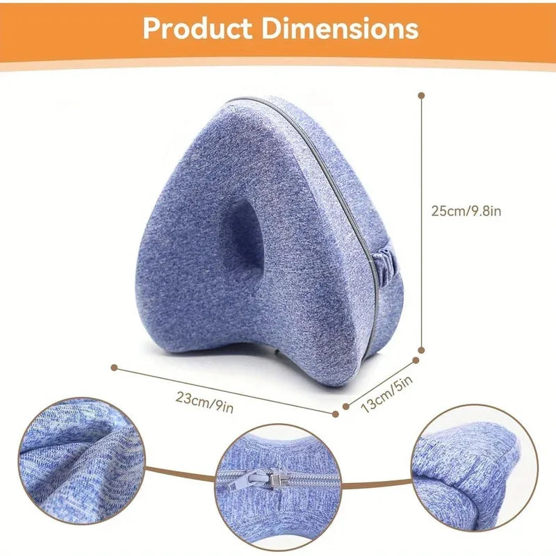 AlignRest Knee Pillow – Side-sleeper spine support