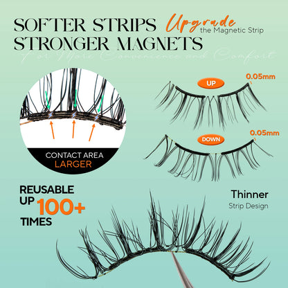 Offsy Magnetic Lashes – Glue-free, all-day hold