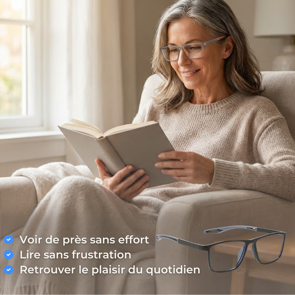 Comfort glasses for clear near vision – Olivra™